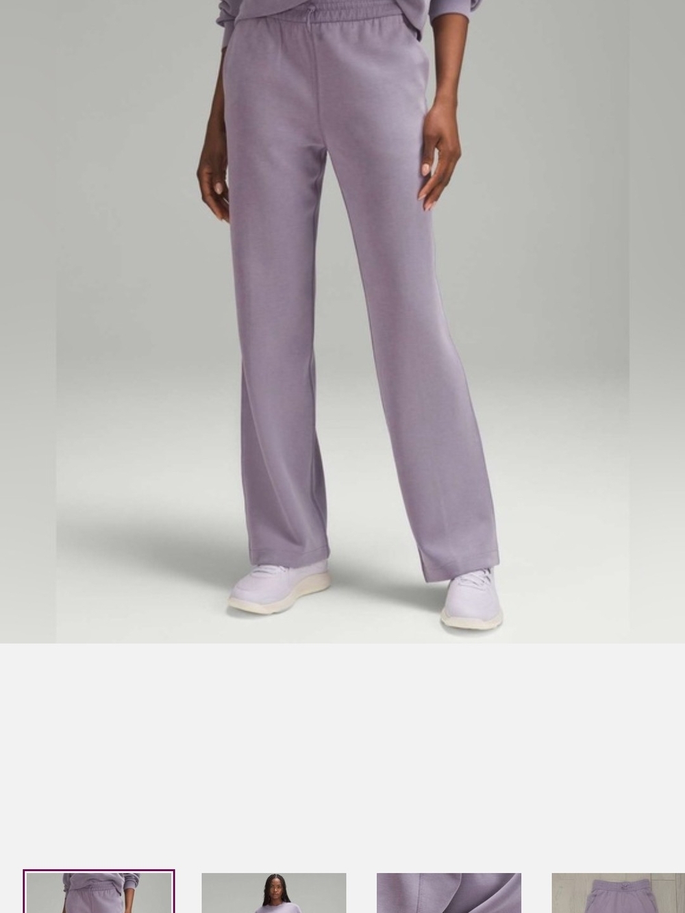 lululemon athletica Lavender Wide-Leg Lounge Pants